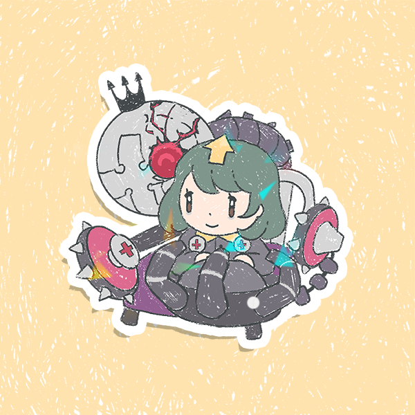 Guilty Gear Chibi Holographic Vinyl Sticker 3"
