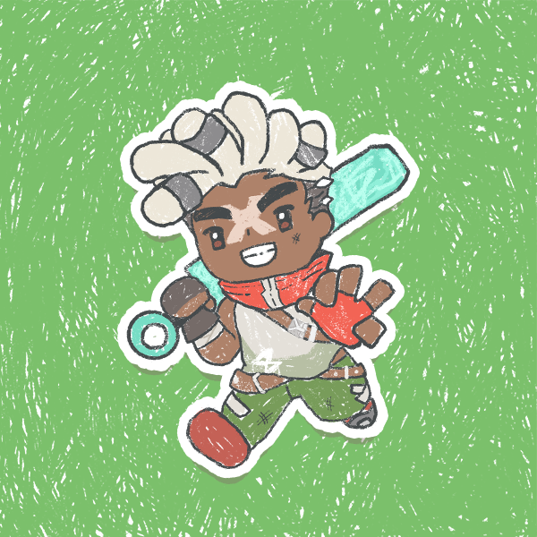 2xko/League of Legends Holographic Vinyl Sticker 3"