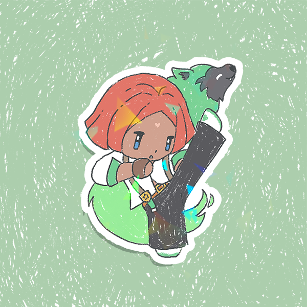 Guilty Gear Chibi Holographic Vinyl Sticker 3"