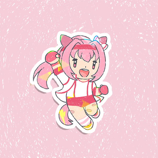 Umamusume Pretty Derby Holographic Vinyl Stickers 3"