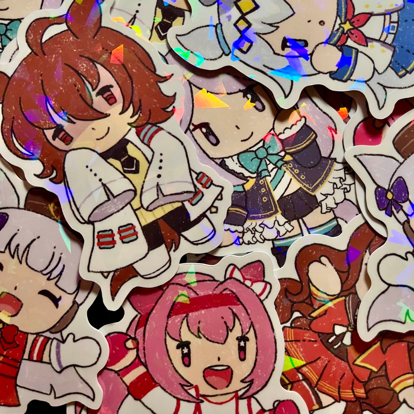 Umamusume Pretty Derby Holographic Vinyl Stickers 3"