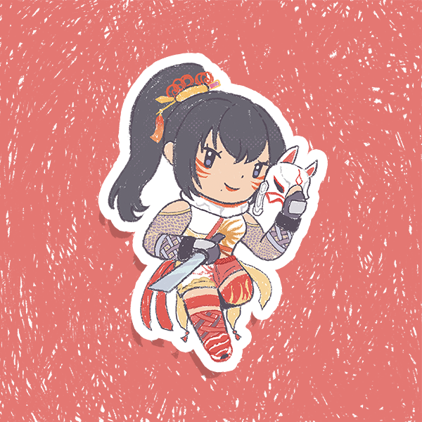 Tekken Holographic Vinyl Sticker 3"