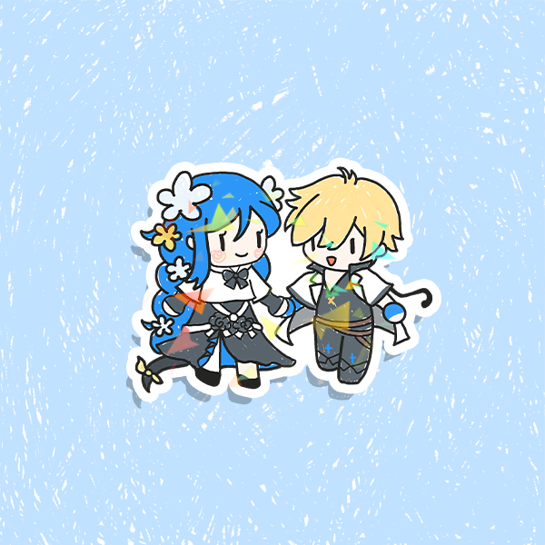 KyDizzy Holographic Vinyl Sticker 3"