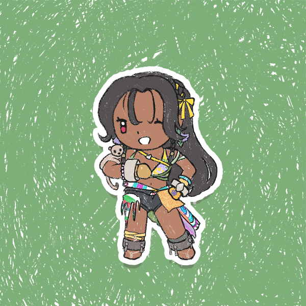 Tekken Holographic Vinyl Sticker 3"