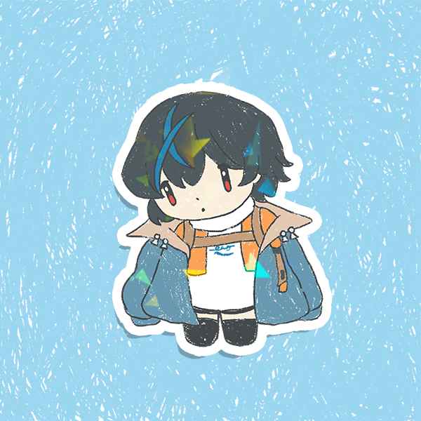 Guilty Gear Chibi Holographic Vinyl Sticker 3"