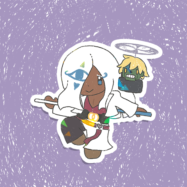 Guilty Gear Chibi Holographic Vinyl Sticker 3"