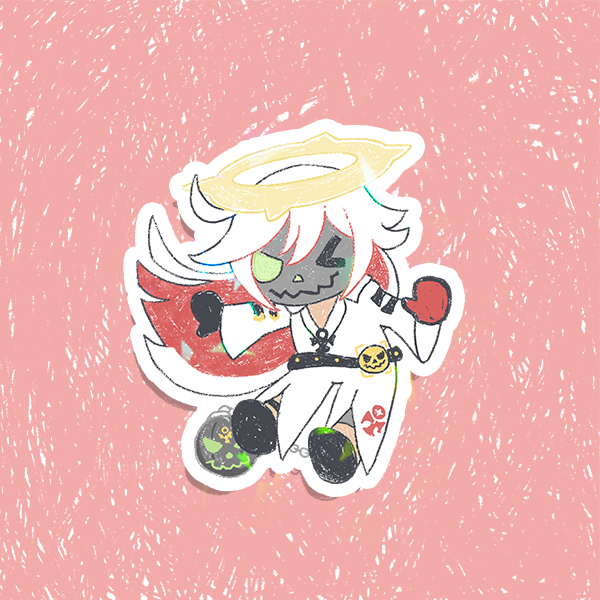 Guilty Gear Chibi Holographic Vinyl Sticker 3"