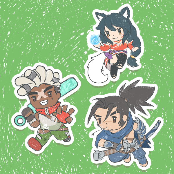 2xko/League of Legends Holographic Vinyl Sticker 3"