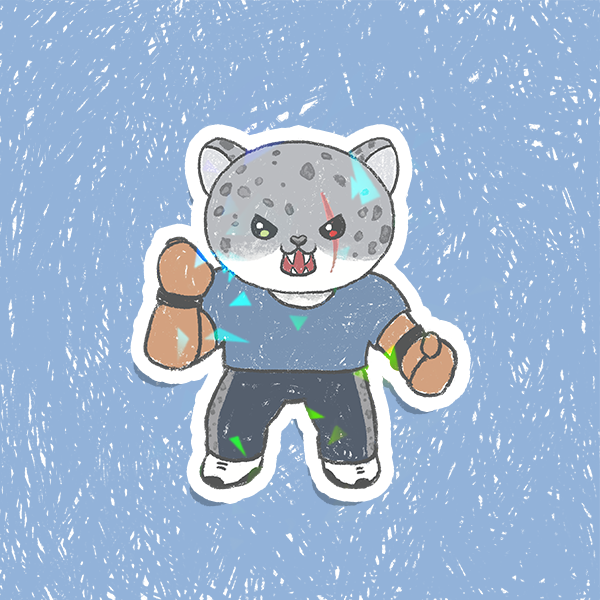 Tekken Holographic Vinyl Sticker 3"