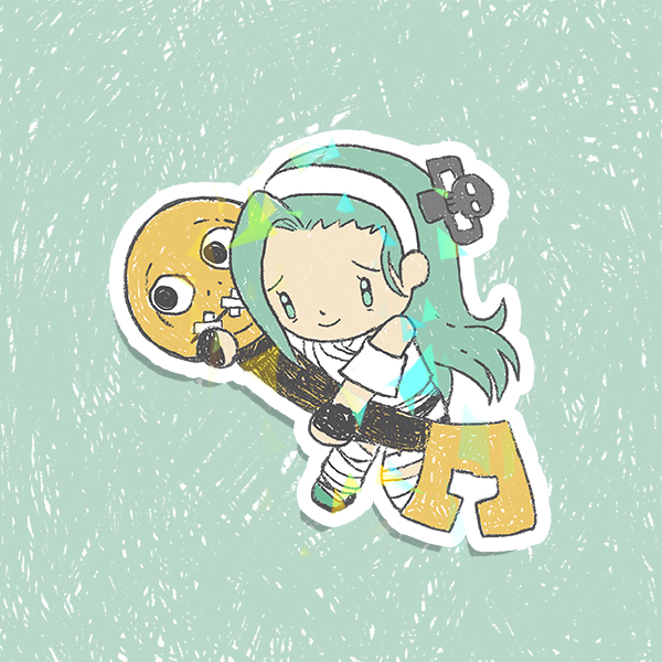 Guilty Gear Chibi Holographic Vinyl Sticker 3"