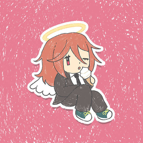 Chainsaw Man Holographic Vinyl Sticker 3"