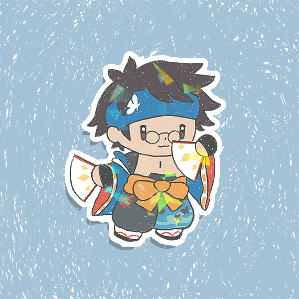 Guilty Gear Holographic Vinyl Stickers 3"