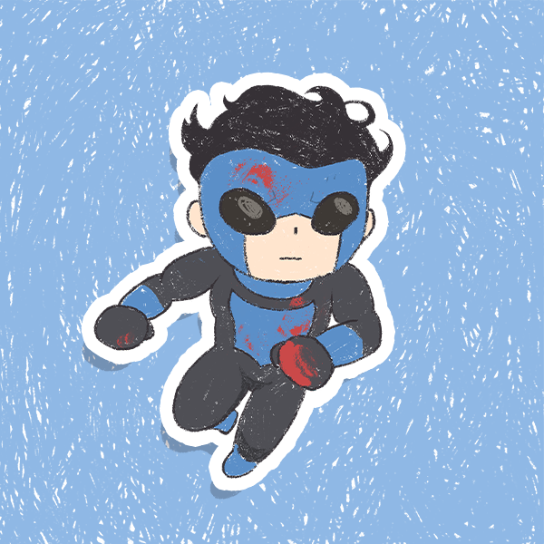 Invincible + Tiervincible Holographic Vinyl Sticker 3"