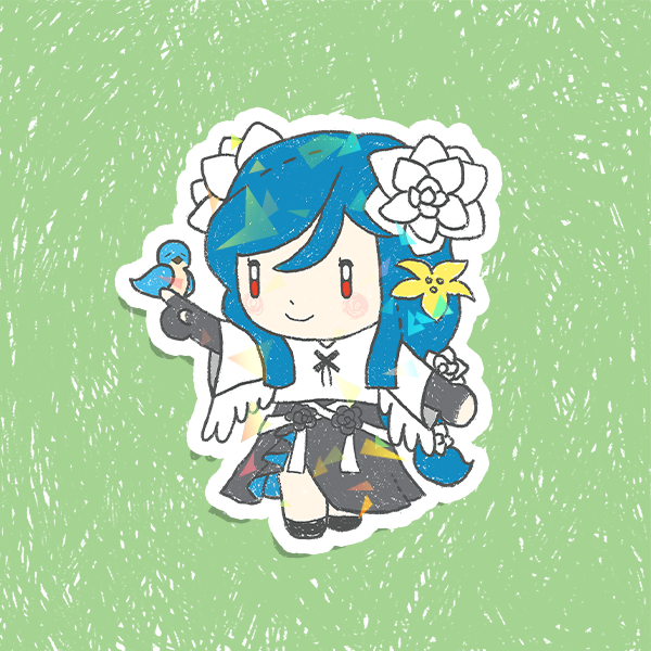 Guilty Gear Holographic Vinyl Stickers 3"
