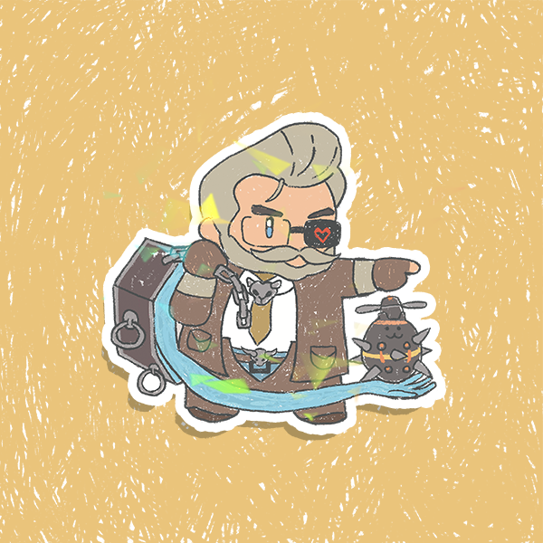 Guilty Gear Holographic Vinyl Stickers 3"