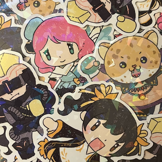 Tekken 8 Holographic Vinyl Sticker 3"