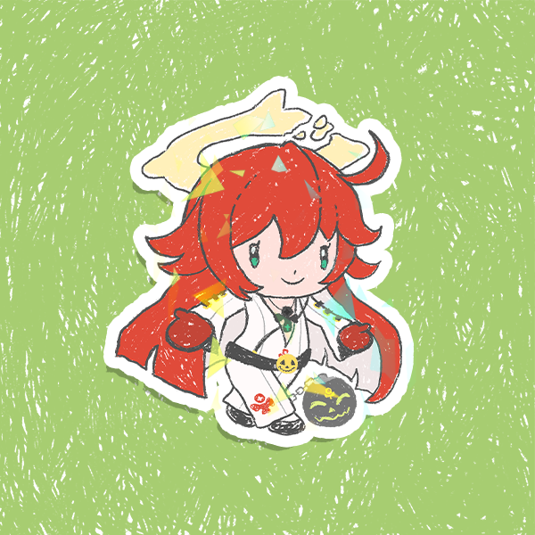 Guilty Gear Chibi Holographic Vinyl Sticker 3"