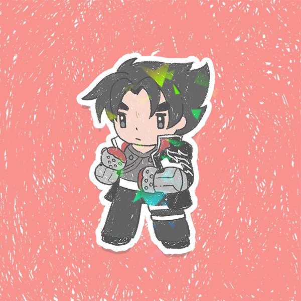 Tekken Holographic Vinyl Sticker 3"