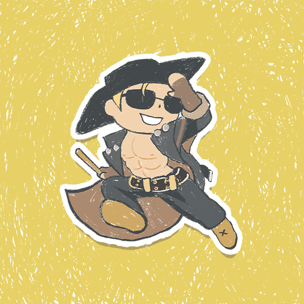 Guilty Gear Holographic Vinyl Stickers 3"