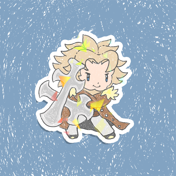 Guilty Gear Holographic Vinyl Stickers 3"