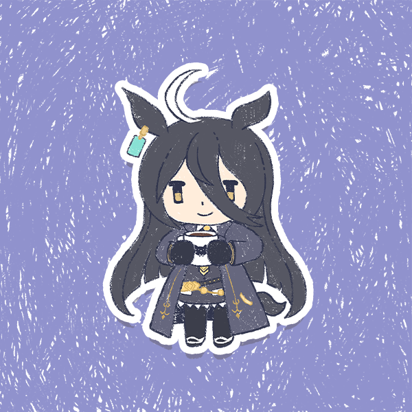 Umamusume Pretty Derby Holographic Vinyl Stickers 3"