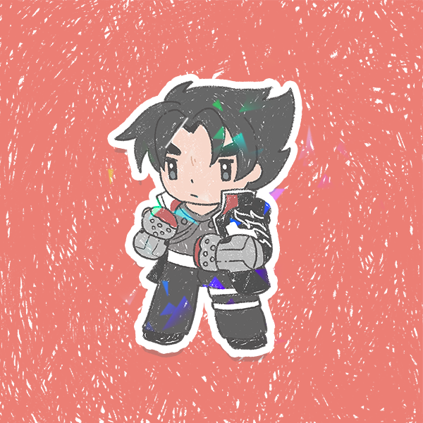 Tekken Holographic Vinyl Sticker 3"