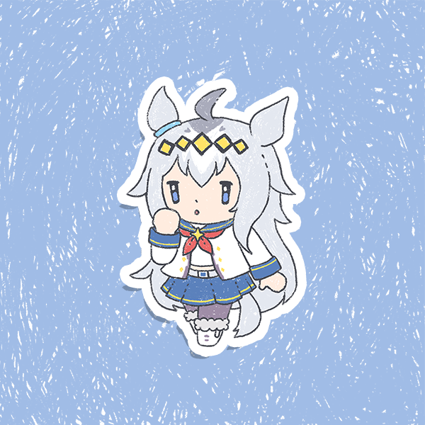 Umamusume Pretty Derby Holographic Vinyl Stickers 3"