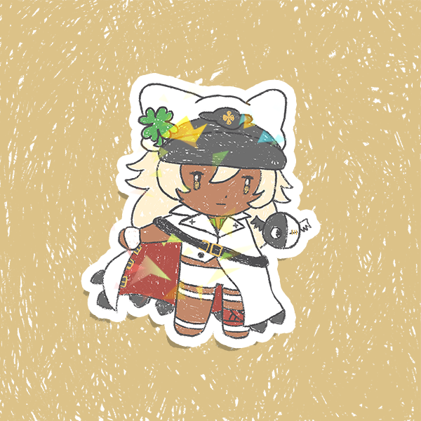 Guilty Gear Chibi Holographic Vinyl Sticker 3"