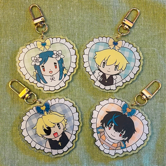 Kiske Family 2.5" Charms