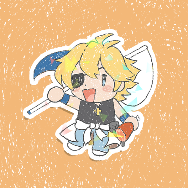 Guilty Gear Holographic Vinyl Stickers 3"