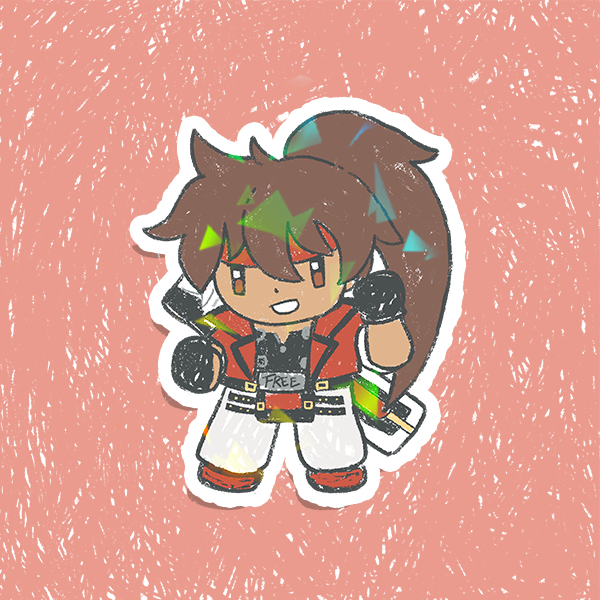 Guilty Gear Holographic Vinyl Stickers 3"