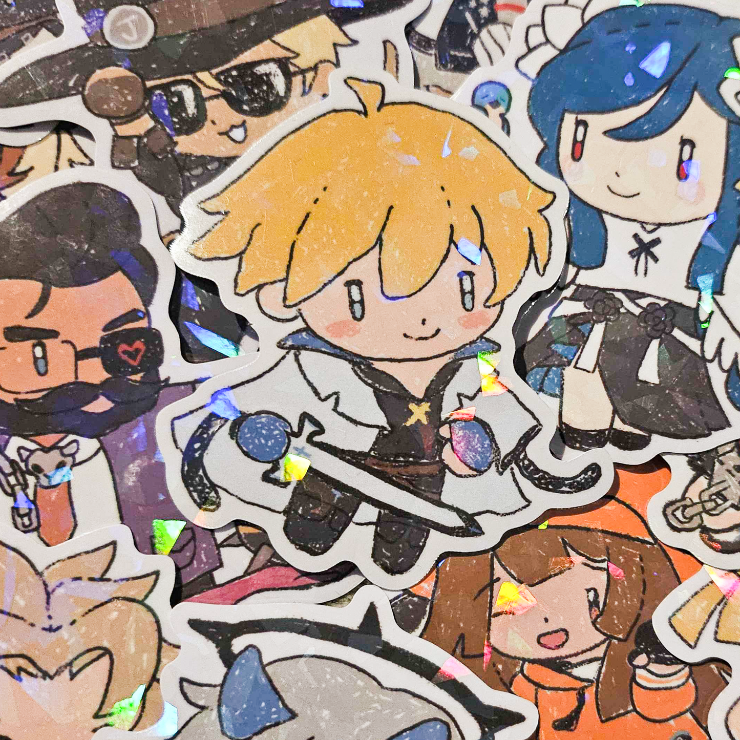 Guilty Gear Chibi Holographic Vinyl Sticker 3"