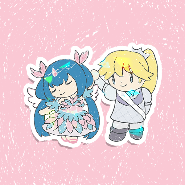 Swan Lake KyDizzy Holographic Vinyl Sticker 3"