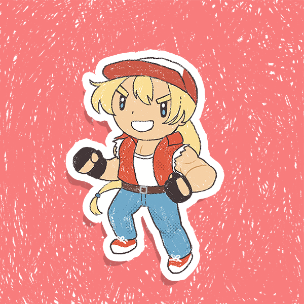 Street Fighter Holographic Vinyl Stickers 3"