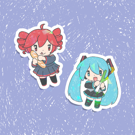 Vocaloid Holographic Vinyl Sticker 3"